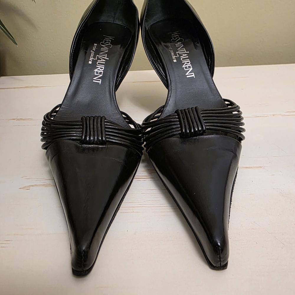 Yves Saint Laurent Black Heels - Picture 2 of 6